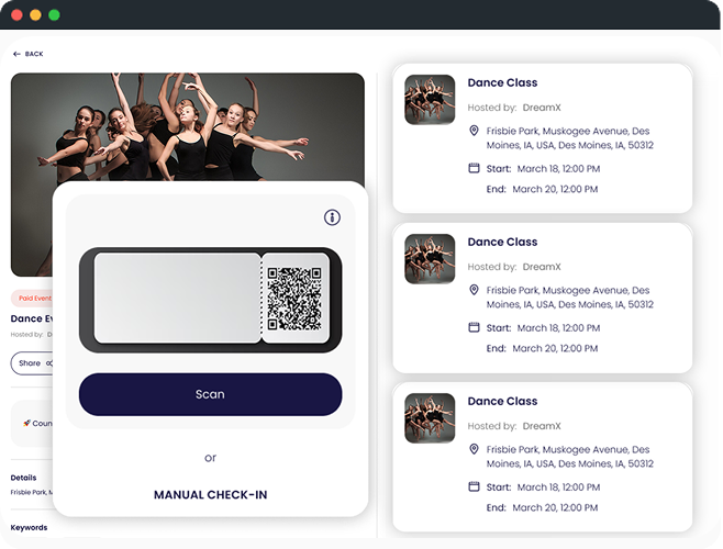 QR Code Check-in